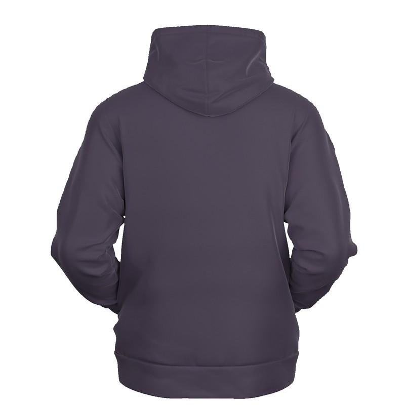 Dark Shaded Violet Gray Hoodie (C22M30Y0K80) - Ghost Back