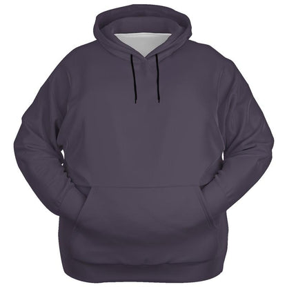 Dark Shaded Violet Gray Hoodie (C22M30Y0K80) - Ghost Front PLUS