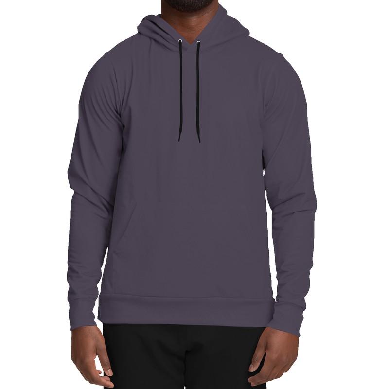 Dark Shaded Violet Gray Hoodie (C22M30Y0K80) - Man Front