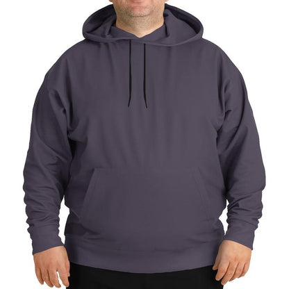 Dark Shaded Violet Gray Hoodie (C22M30Y0K80) - Man Front PLUS