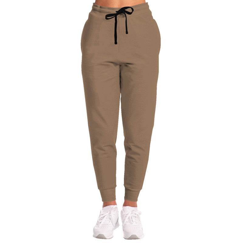 Dark Tan Joggers (O-FM-ME) - Woman Front