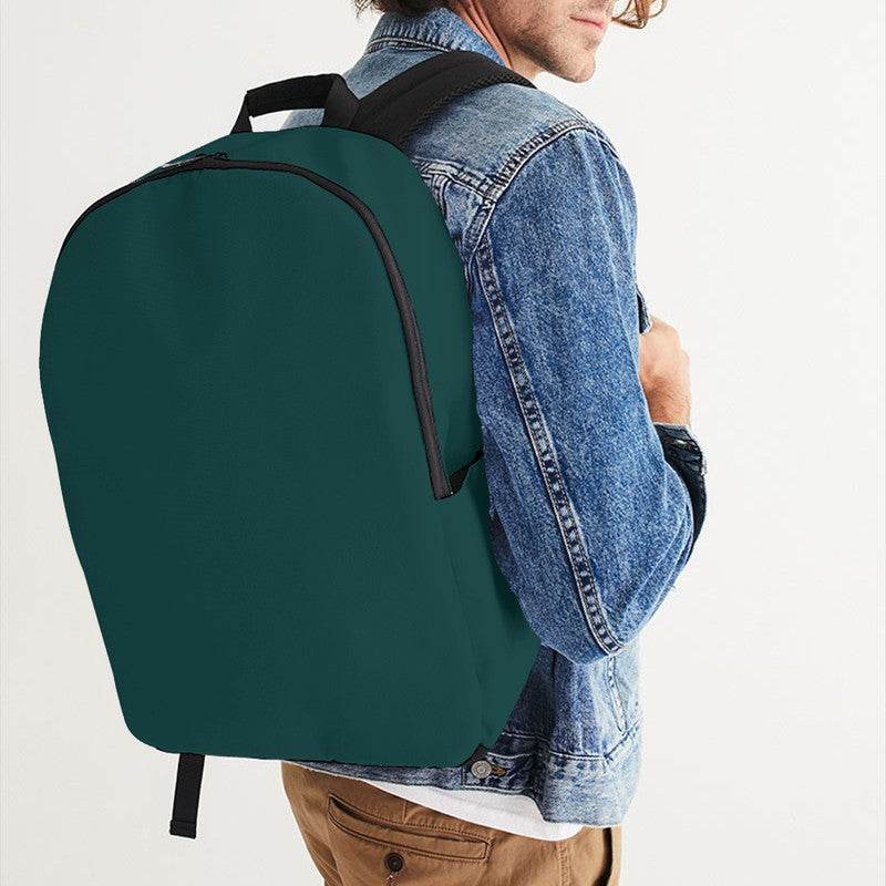 Dark Teal Waterproof Backpack (CBG2-MU-DE) - Man CloseUp