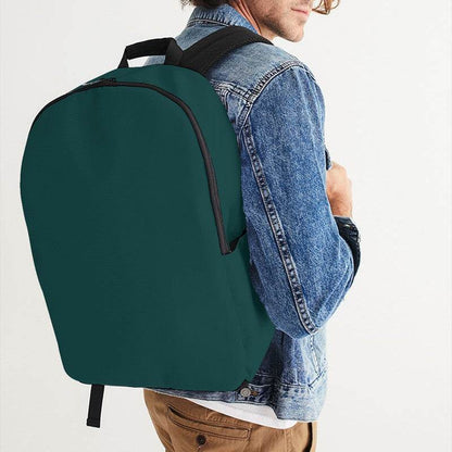 Dark Teal Waterproof Backpack (CBG2-MU-DE) - Man CloseUp