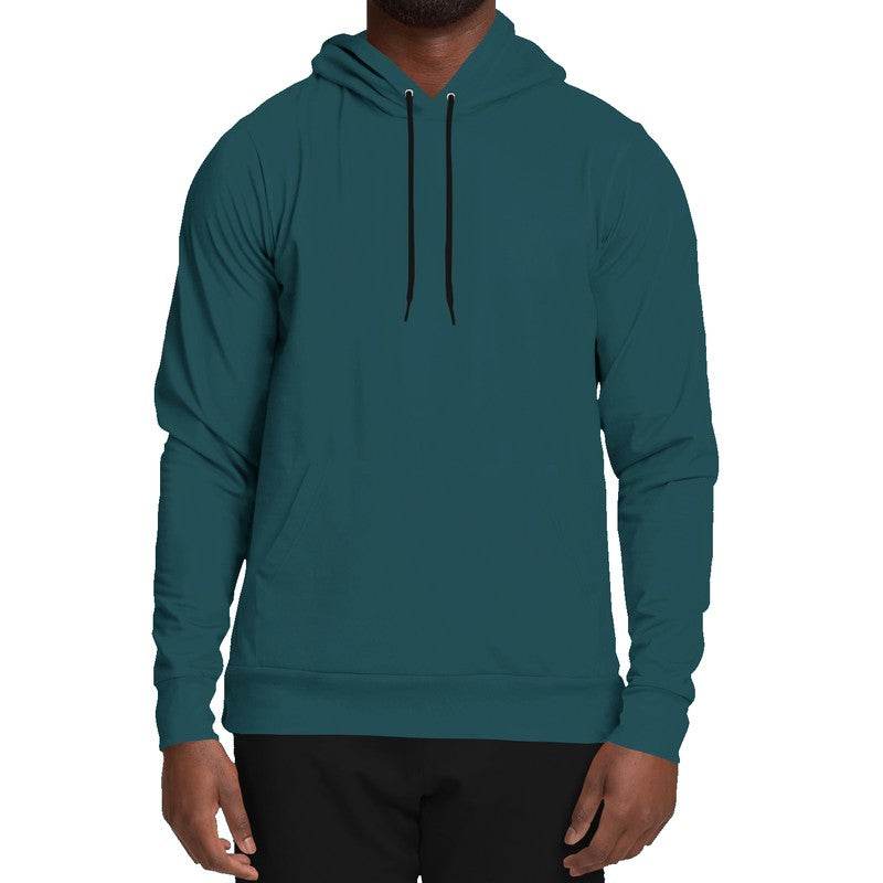Dark Turquoise Hoodie (C-MU-DE) - Man Front