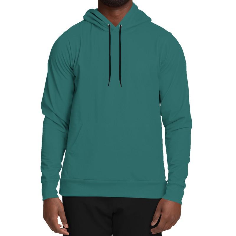 Dark Turquoise Hoodie Qolord