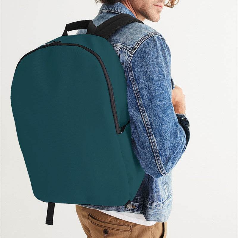 Dark Turquoise Waterproof Backpack (C-MU-DE) - Man CloseUp