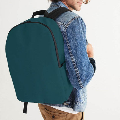 Dark Turquoise Waterproof Backpack (C-MU-DE) - Man CloseUp