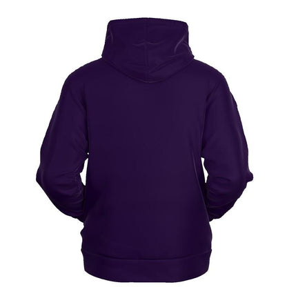 Dark Violet Hoodie (C75M100Y0K80) - Ghost Back