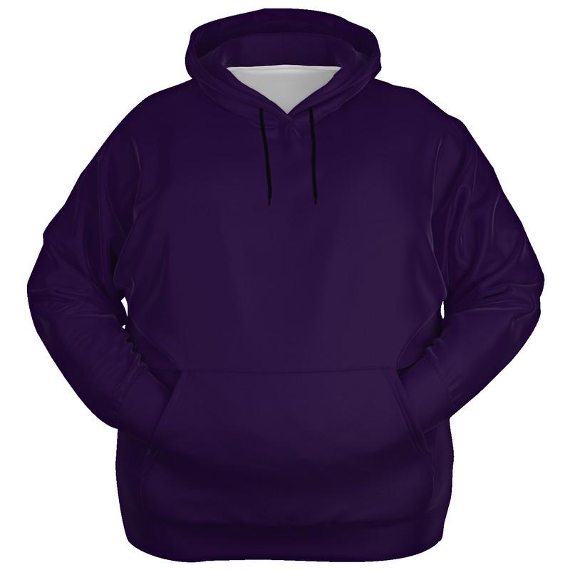 Dark Violet Hoodie (C75M100Y0K80) - Ghost Front PLUS