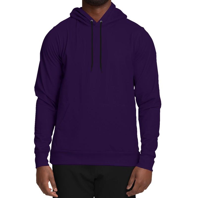 Dark Violet Hoodie (C75M100Y0K80) - Man Front