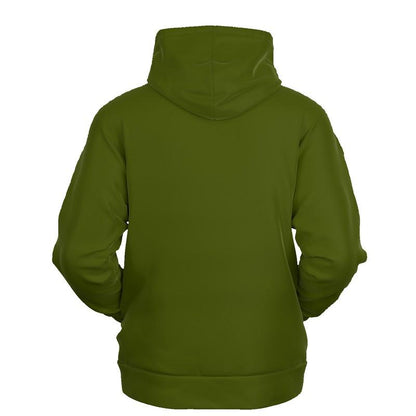 Dark Warm Green Hoodie (C25M0Y100K80) - Ghost Back