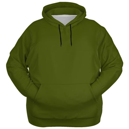 Dark Warm Green Hoodie (C25M0Y100K80) - Ghost Front PLUS