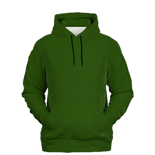 Dark Warm Green Hoodie (C50M0Y100K80) - Ghost Front