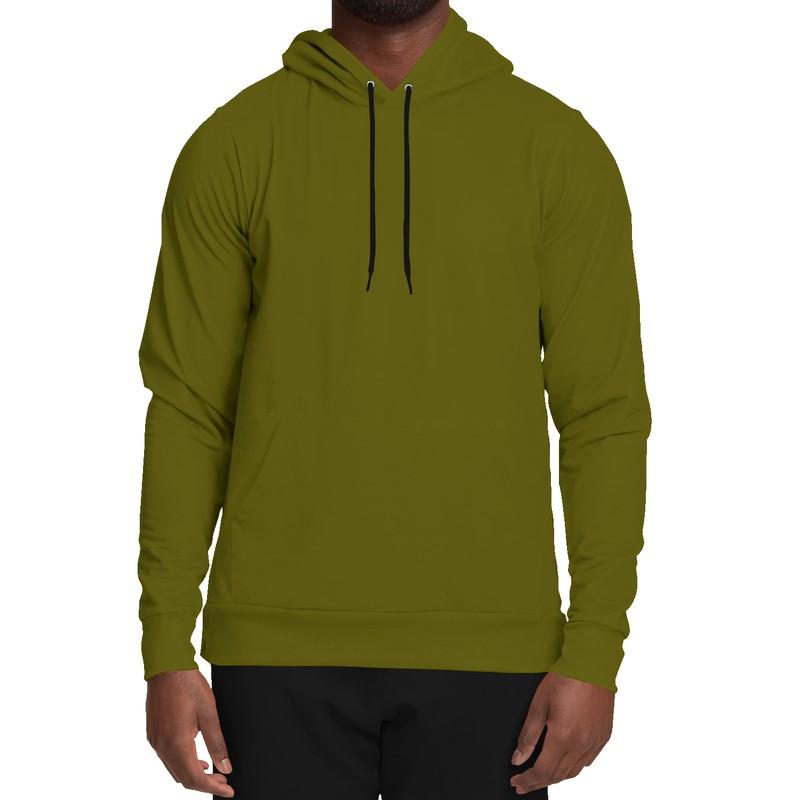 Dark Yellow Hoodie (C0M0Y100K80) - Man Front