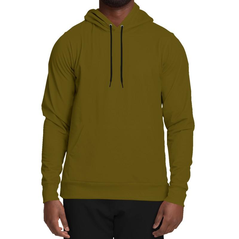 Dark Yellow Hoodie (C0M12Y100K80) - Man Front