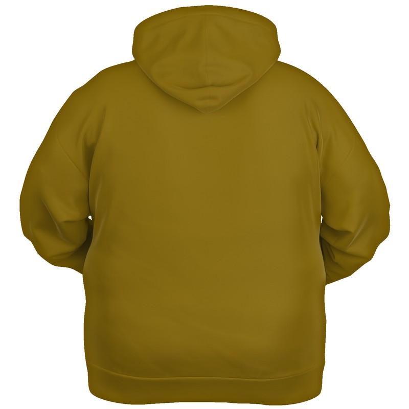 Dark Yellow Hoodie (C0M25Y100K60) - Ghost Back PLUS