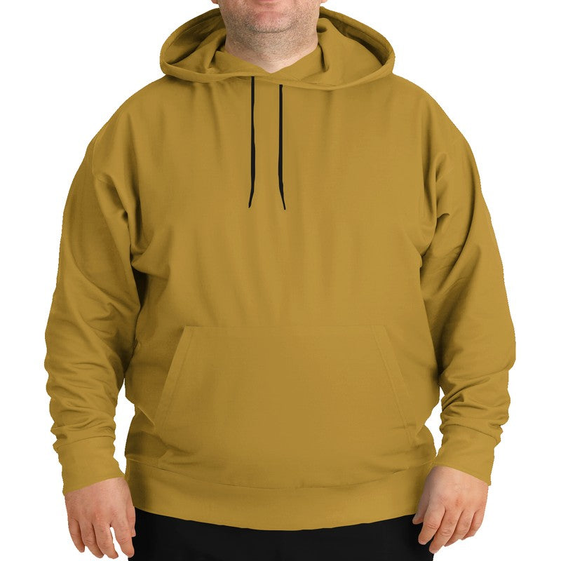 Dark Yellow Hoodie PLUS (YO1-ME-MD) - Man Front PLUS