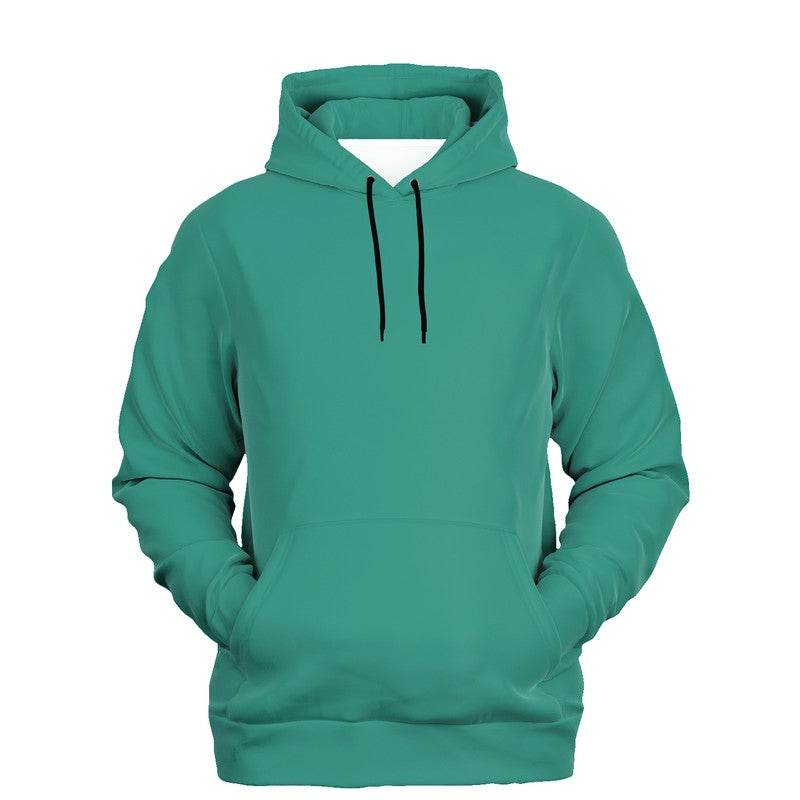 Deep Clear Blue-Green Hoodie (BG-CL-DE) - Ghost Front