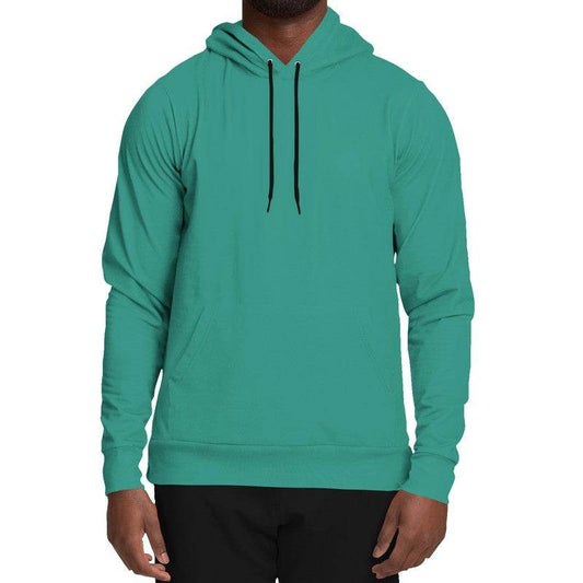 Deep Clear Blue-Green Hoodie (BG-CL-DE) - Man Front