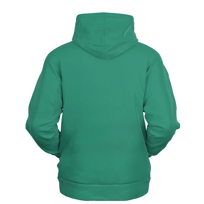 Deep Clear Blue-Green Hoodie (BGG1-CL-DE) - Ghost Back