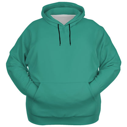 Deep Clear Blue-Green Hoodie PLUS (BG-CL-DE) - Ghost Front PLUS