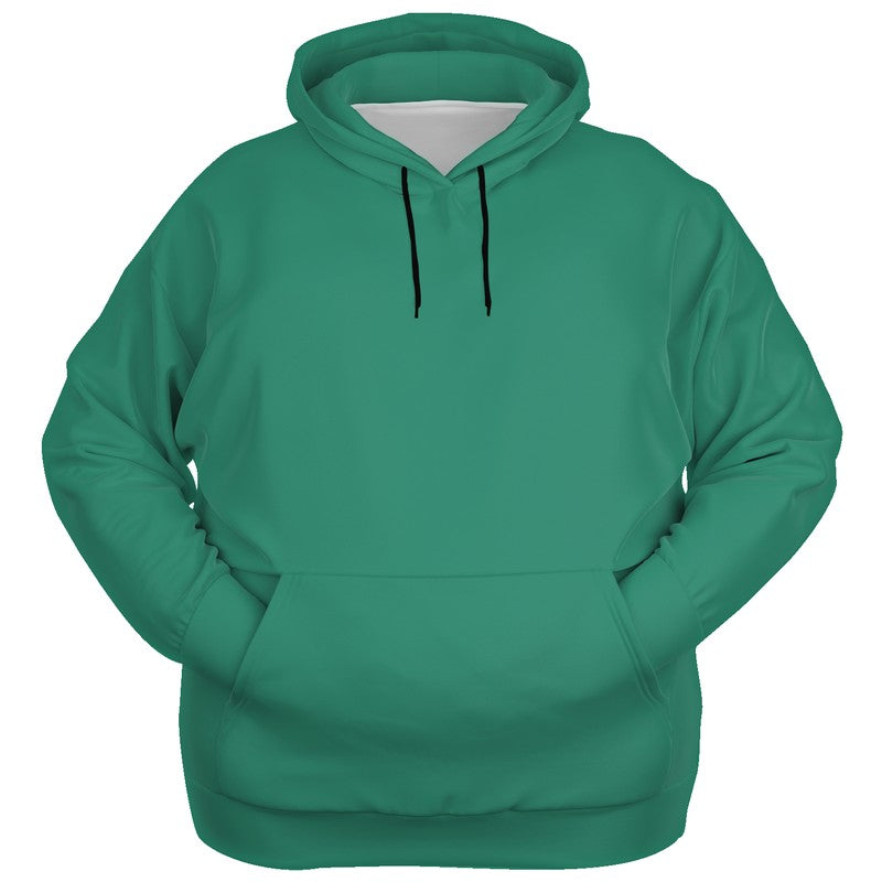 Deep Clear Blue-Green Hoodie PLUS (BGG1-CL-DE) - Ghost Front PLUS