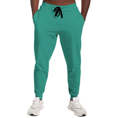 Deep Clear Blue-Green Joggers (BG-CL-DE) - Man Front