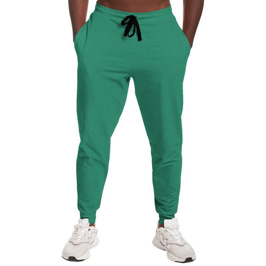 Deep Clear Blue-Green Joggers (BGG1-CL-DE) - Man Front