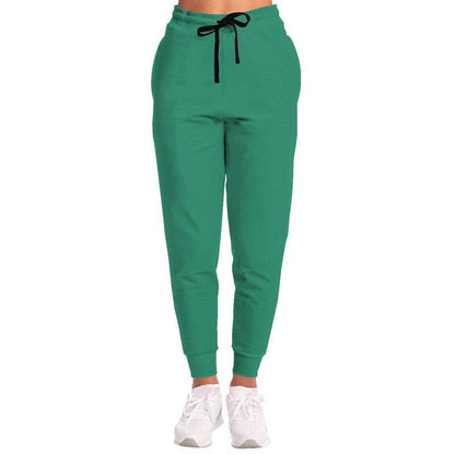 Deep Clear Blue-Green Joggers (BGG1-CL-DE) - Woman Front