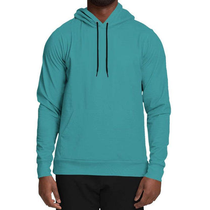 Deep Clear Cyan Hoodie (CBG1-CL-DE) - Man Front