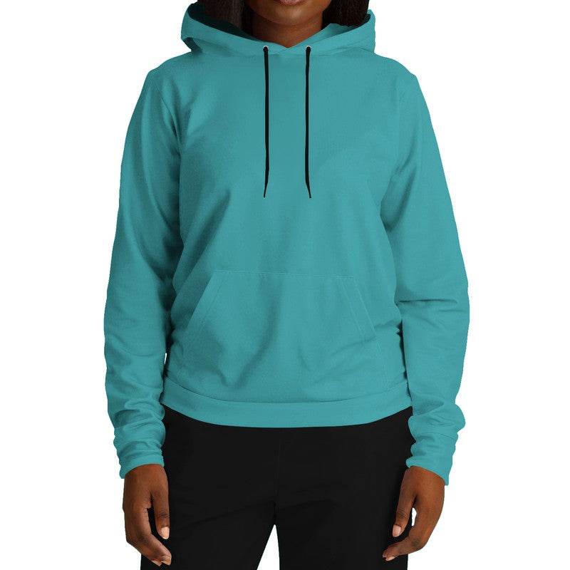 Deep Clear Cyan Hoodie (CBG1-CL-DE) - Woman Front