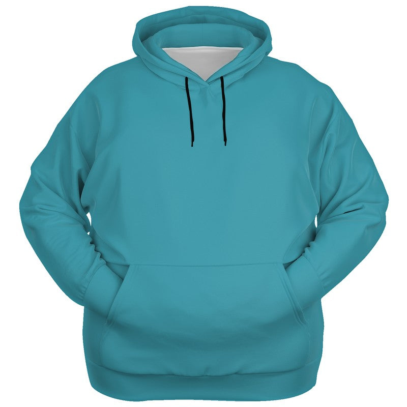 Deep Clear Cyan Hoodie PLUS (C-CL-DE) - Ghost Front PLUS
