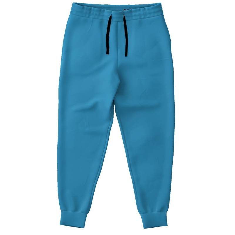 Deep Clear Cyan Joggers (BC1-CL-DE) - Front