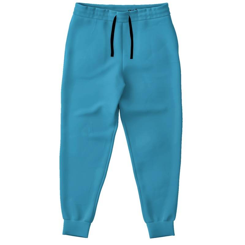 Deep Clear Cyan Joggers (BC2-CL-DE) - Front
