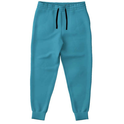 Deep Clear Cyan Joggers (BC3-CL-DE) - Front