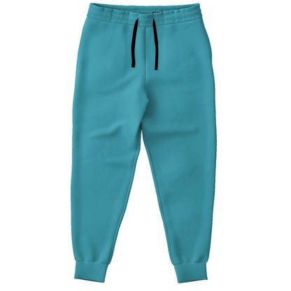 Deep Clear Cyan Joggers (C-CL-DE) - Front