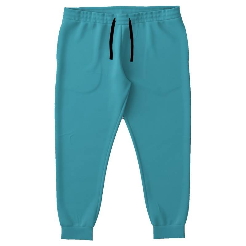 Deep Clear Cyan Joggers PLUS (C-CL-DE) - Front PLUS