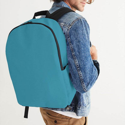 Deep Clear Cyan Waterproof Backpack (BC3-CL-DE) - Man CloseUp