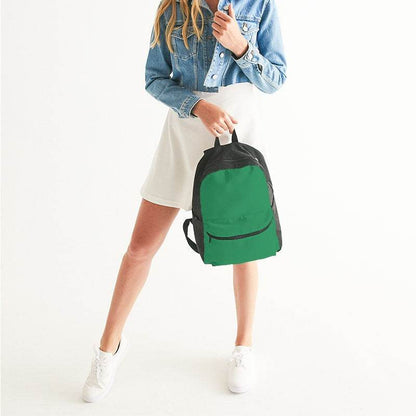 Deep Clear Green Canvas Backpack (BGG3-CL-DE) - Woman