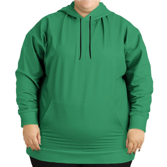Deep Clear Green Hoodie PLUS (BGG3-CL-DE) - Woman Front PLUS