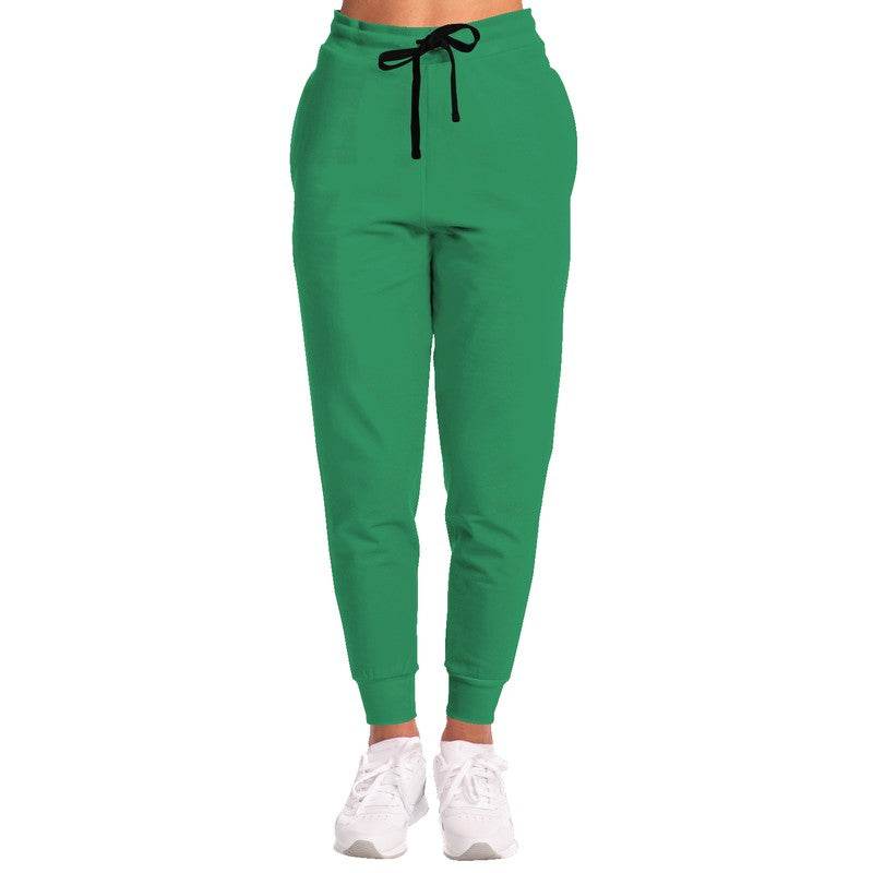 Deep Clear Green Joggers (BGG3-CL-DE) - Woman Front