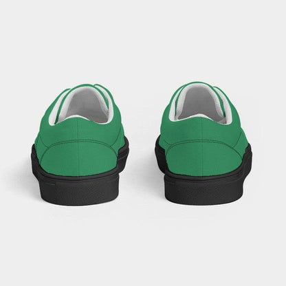 Deep Clear Green Men's Canvas Sneakers (BGG3-CL-DE) - Back