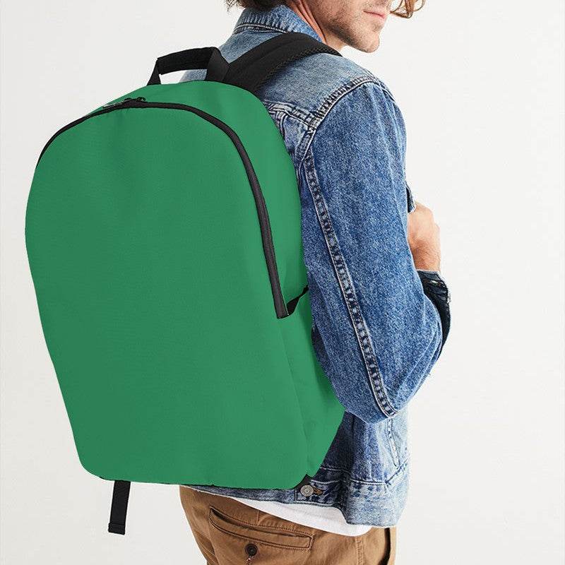 Deep Clear Green Waterproof Backpack (BGG3-CL-DE) - Man CloseUp