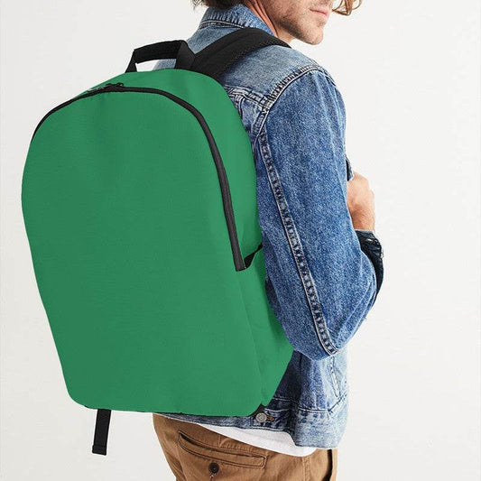 Deep Clear Green Waterproof Backpack (BGG3-CL-DE) - Man CloseUp