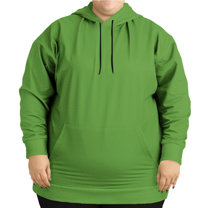 Deep Clear Lime Hoodie PLUS (GL2-CL-DE) - Woman Front PLUS