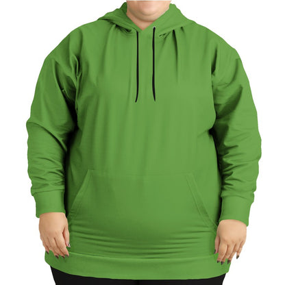 Deep Clear Lime Hoodie PLUS (GL2-CL-DE) - Woman Front PLUS