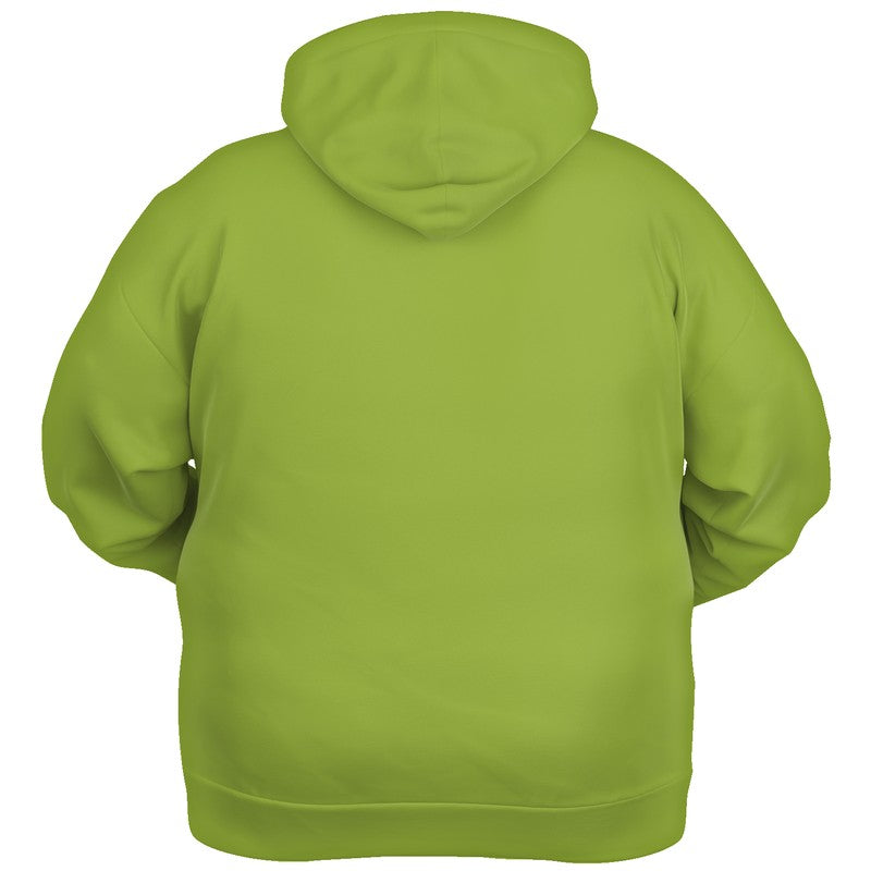 Deep Clear Lime Hoodie PLUS (L-CL-DE) - Ghost Back PLUS