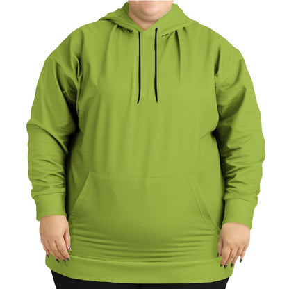 Deep Clear Lime Hoodie PLUS (L-CL-DE) - Woman Front PLUS