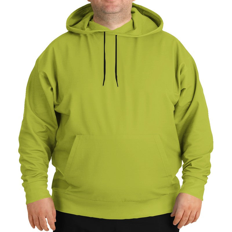 Deep Clear Lime Hoodie PLUS (LY1-CL-DE) - Man Front PLUS