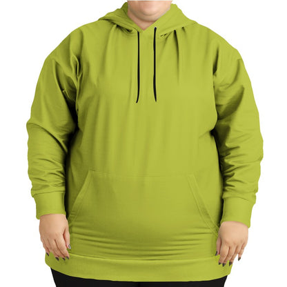 Deep Clear Lime Hoodie PLUS (LY1-CL-DE) - Woman Front PLUS